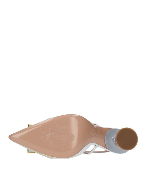 Décolleté Slingback modello 6505 in pelle FRANCESCO SACCO | 6505BIANCO